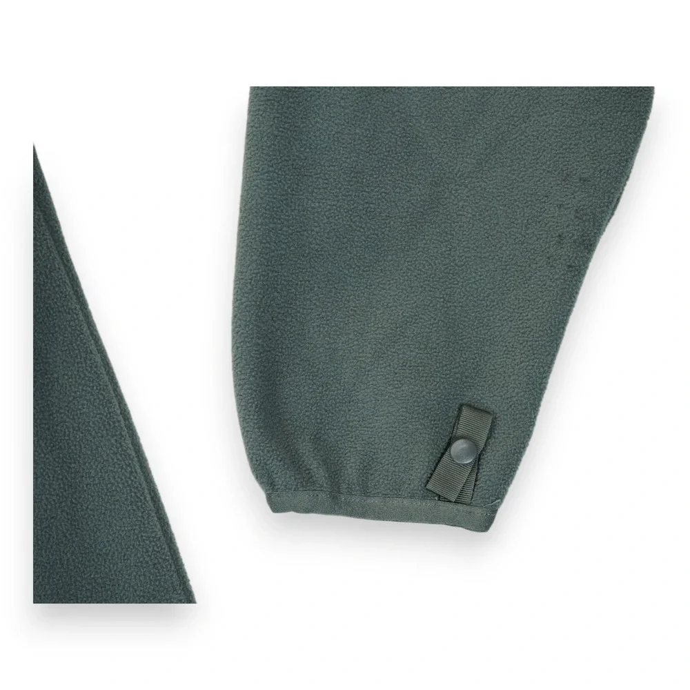 The North Face Men's Full Zip Fleece Jacket Gray Long Sleeve Size Medium‎